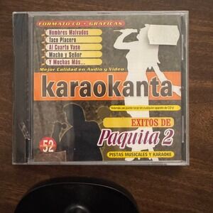 Karaokanta Exitos de Paquita 2 Musical Karaoke CD con Graficas
